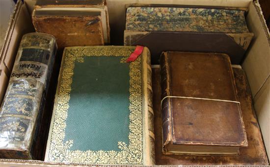 WILLIS (Browne), Notitia Parliamentaria, 3v, 1716-1750, Haydns Dictionary of Dates, New Law Dictionary, 10th edn & 2 other vols (a.f)